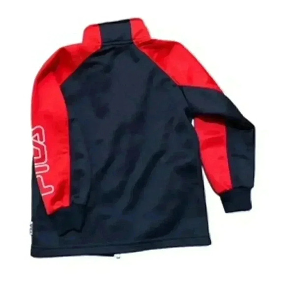 Fila Red And Black Full Zip Soccer Baseball Warm Up Jacket Boys Sz 5/6 EUC - Picture 5 of 12